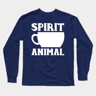 Coffee Is My Spirit Animal - Java Mug Cup Long Sleeve T-Shirt